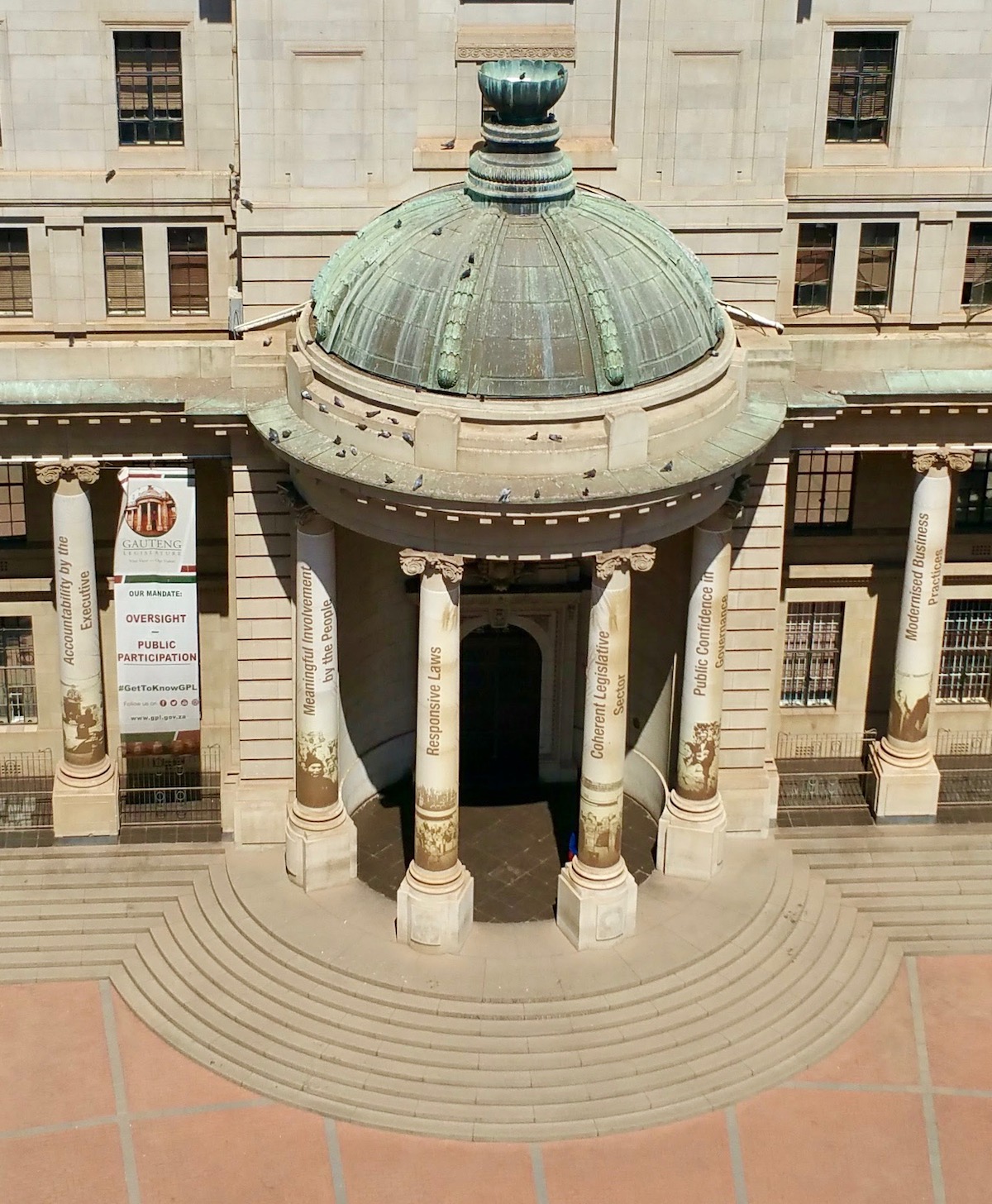 Gauteng Provincial Legislature (Johannesburg City Hall) The Heritage