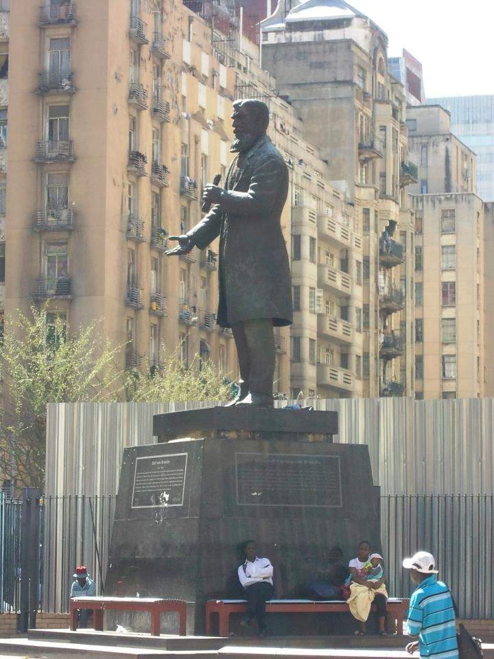Carl von Brandis Statue Pritchard Street Johannesburg The Heritage